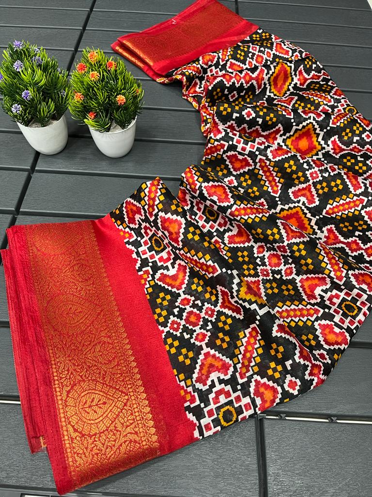 Wow Patola Printed Designer Non Catalog Sarees